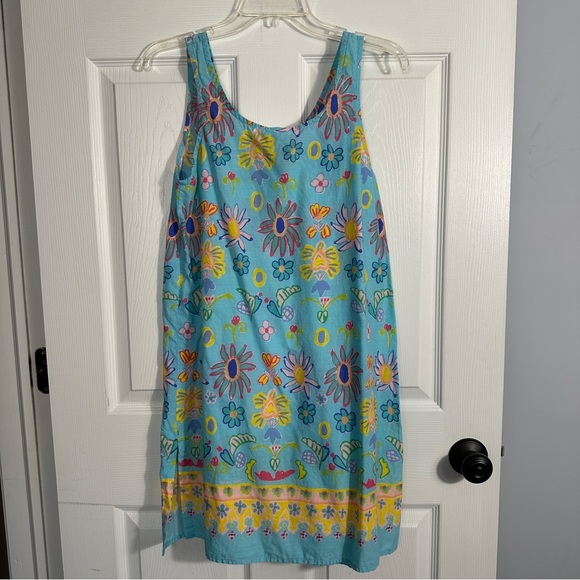 Vintage 90s Done (Ken Done) Art & Design dress, floral, lightweight, sz S - Picture 7 of 7